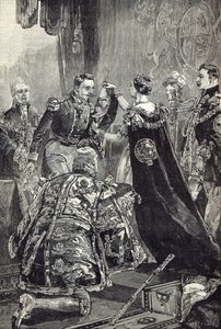 La regina investe l